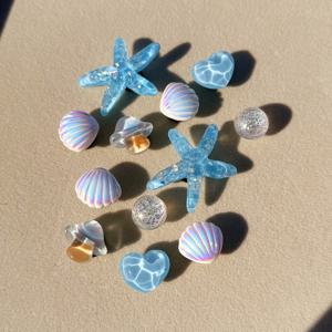 TEMU 12가지 패셔너블하고 다용도 DIY 탈부착 신발 액세서리, 비치화, 샌들, 비치슬리퍼, 가방에 적합. 멀티펑셔널 장식 신발 클립, 완벽한 휴가 선물