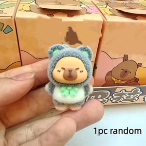 TEMU 수집용 피규어, 1개 카피바라 스태츄 - 창의적인 소형 레진 피규어 | 데스크탑 장식에 이상적, 동물 애호가를 위한 수집품 | 다양한 축제 및 새해 선물로 완벽