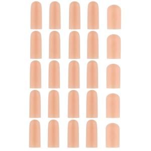 TEMU 젤 핑거 커버, 핑거 커버, 미디엄 사이즈—스킨 톤, 남녀공용, 모든 일상 활동에 적합