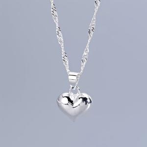 TEMU 심플하고 고급스러운 복숭아 하트 칼라본 체인 목걸이 - 하트 모양 여성 액세서리, 데일리웨어, 파티, 데이트에 적합. 발렌타인데이 및 기념일에 사랑하는 사람에게 선물하세요