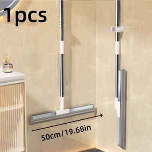 TEMU 19.68인치 콘크리트용 바닥 스크레이퍼 | 45.67인치 핸들, 타일, 에폭시 레진, 차고, 진입로 및 파티오에 적합, 스크레이퍼 브러쉬 포함