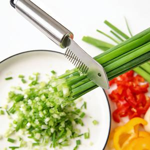 TEMU 2개 플라스틱 손잡이 다기능 양파채 다지기, 슬라이스 및 다지용, 날카롭고 내구성 좋음, 간편함, 휴대 및 보관 용이, 다지기용 편리한 주방 도구