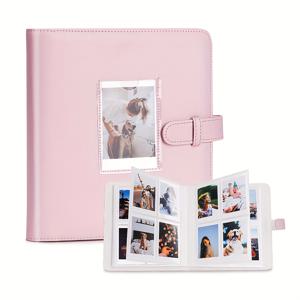 TEMU 인스탁스 미니 필름용 PU 가죽 272+1포켓 사진 앨범