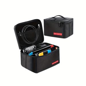 TEMU 닌텐도 스위치/라이트/OLED 호환 휴대용 여행 보관 핸드백 크로스바디 백 NS 스위치 콘솔 독 조이콘 액세서리 케이스