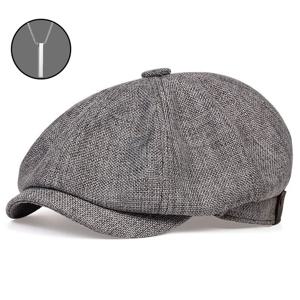 TEMU 2개 팩, 모자와 목걸이 세트, 남성용 정교한 베레모 개츠비 아이비, 손세탁/드라이클리닝, 경량, 골프 코스, 등산, 택시용으로 적합