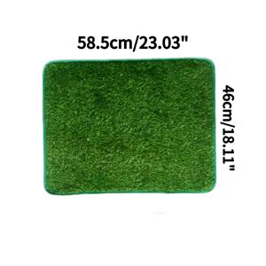 TEMU 인공 잔디 개 화장실 훈련 매트, 고양이와 개용 변기 훈련 패드, 애완동물 잔디 소변패드, 미끄럼 방지, 쉽게 청소 가능, 재사용 가능한 인공 잔디 매트