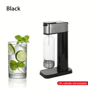 TEMU 힐튼 스테인리스 스틸 스파클링 워터 메이커, 홈 카본화용 소다 메이커 소다 스트리밍 머신, PET 1L 카본화 병 포함, 모든 스크류형 60L CO2 교환 카본레이터 호환 (CO2 미포함)