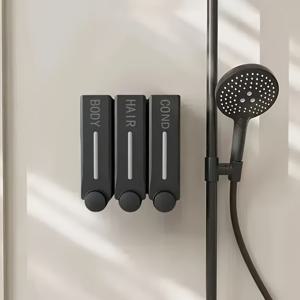 TEMU 300ml/개 3종 사이즈 벽걸이형 호텔 욕실 주방 비누 디스펜서, 샤워젤 및 샴푸 용액용