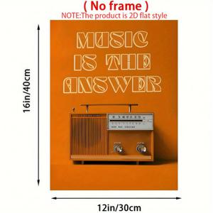 TEMU 2D 플랫, 2D 플랫, 2D 플랫 1개 프레임리스 그림 