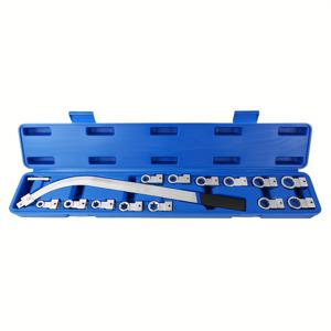 TEMU 15개 범용 보조 풀리 벨트 텐셔너 풀리 제거 도구 세트, 엔진 체인 벨트 텐셔너 렌치 및 너트 볼트 스크류 리무버