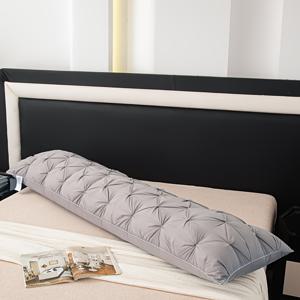 TEMU 고품질, 부드럽고 편안한 긴 베개솜, 최고의 . 호텔 및 가정용 꼬임 빵 모양 베개, 싱글 또는 더블 침대에 적합. 푹신한 솜으로 수면을 도우며 목 보호