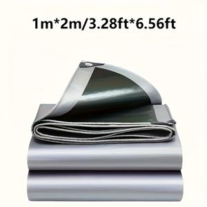 TEMU 다용도 고강도 사계절 그늘막, 고강도 방수 원단, 텐트 플라이시트용 다양한 크기 제공, 야외 지붕, 캠핑, 안뜰, 수영장 및 차량 커버에 적합, 캠핑 용품