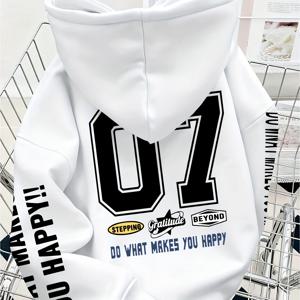 TEMU 남성용 두꺼운 플러시 후드 스웨트셔츠 - 다양한 기하학 추상 프린트 패턴의 루즈핏 아우터 재킷, 가을 및 겨울 시즌에 적합, 패셔너블 스타일