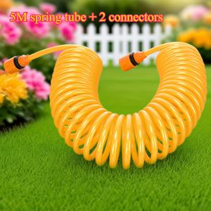 TEMU 고압 워터 호스, 삼방향 개방형 디자인, 겨울용 동파 방지 및 확장형 커넥터 - 정원, 잔디, 세척, 꽃에 적합한 내구성 있는 야외 급수, 사계절용, 원예용 호스, 잔디 관리 도구, 유연한 급수 호스, 고압