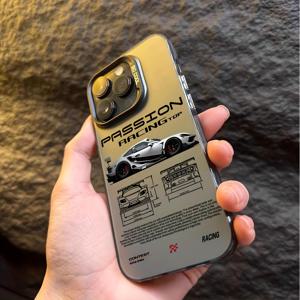 TEMU 럭셔리 퍼포먼스 P-포르쉐 폰 케이스 | 카메라 보호 | 충격 방지 및 낙하 방지 | 라이트 럭셔리 실버 마감 | 편안함 및 미끄럼 방지 | 디자인, IMD 플랫 프린팅, 아이폰 17/16/15/14/13/12/11 호환 - 블랙 TPU 소프트 케이스, 충격 보호, 할로윈 이벤트, 여름, 크리스마스 선물, 고품질 인쇄,기술 애호가