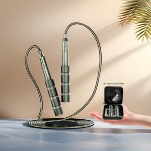 TEMU 남녀공용 수납식 줄넘기, 분리형 자동잠금 복싱용 줄넘기, 베어링 장착 전문가용 훈련용 스피드 로프