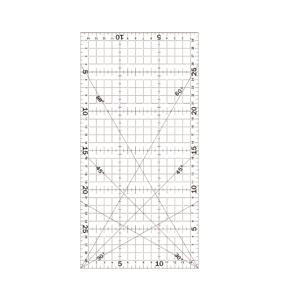 TEMU 아크릴 재봉 자 - 11.81인치 X 5.91인치 격자 라인, 재단, 공예 및 수공예용, 재단용 재봉 자, 공예 도구, 정밀 측정, 내구성 좋은 자, 재단 도구, 격자 패턴, 견고한 구조, 재단 용품