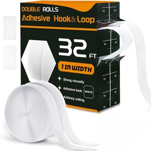 TEMU 자체 접착 양면 강력, 끈적이는 뒷면 특징, 다양한 가정, 사무실, 학교 및 패브릭 공예용으로 적합한 나일론 테이프