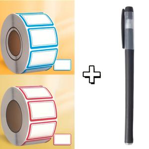 TEMU 1400/700개 냉동 라벨 - 잔여물 없음, 제거 또는 접착, 펜 포함, 방수 및 방유 - 냉장고, 냉동고, 보관실, 주방 사용 - 식품 용기, 병, 사전 준비용