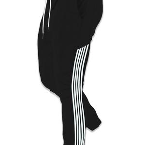 TEMU 남성 캐주얼 올 시즌 런닝 팬츠, 레귤러 핏, 드로스트링 허리, 탄성 앵클 - 헬스, 조깅, 캐주얼 웨어 - 프린트 액센트 (블랙/다크 그레이/), 운동 및 캐주얼 복장용, 루즈핏 런닝 팬츠, 짐팬츠