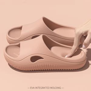 TEMU EVA 일체형 몰딩 패션 슬리퍼! 최신 EVA 일체형 몰딩 기술을 사용하여 아름답고 내구성이 뛰어납니다. 4가지 순수한 색상으로 제공되며 여성용 신발입니다.