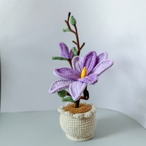 TEMU 아르가란, 복숭아꽃, 흰색 자수정 등 섬세하게 수제 제작된 화분