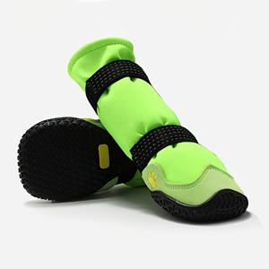 TEMU [2개입] 긴 강아지 부츠 미끄럼 방지 오버-캘프 부츠 초강력 내구성 아웃도어 스포츠 애견 신발 조절 가능한 탄성 안전한 착용감 고무 안정성 깊은 트레드 강력한 그립 모든 품종에 적합 러닝 점핑 편안한 착용감 겨울 걱정 없음