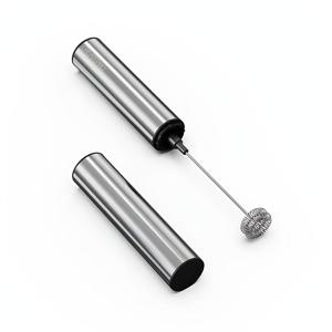 TEMU 12000RPM 모터가 장착된 고속 전기 우유 거품기, 304 스테인리스 스틸 재질, 500mAh 배터리 장착, 휴대용 디자인, 커피, 라떼, 카푸치노, 핫초콜릿 거품 제작에 적합