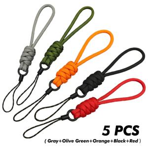 TEMU 2/5개 분실 방지 끈 | 이어버드, 열쇠 & 손전등을 안전하게 보관, 내구성이 뛰어난 나일론 올인원 휴대 스트랩 (휴대폰, 에어팟 & 일상 필수품)