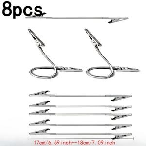 TEMU 이 세트의 8개의 튼튼하고 다재다능한 양방향 악어 클립은 유연성이 뛰어나 사무실, 가정 및 실험실에서 사용하기에 이상적입니다. 고품질 재료로 제작되었으며 다기능 클램핑 및 케이블 관리 기능을 제공합니다.