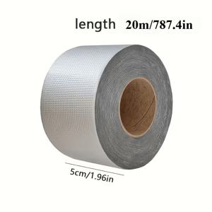 TEMU 파이프, 배관, 지붕, 벽, 수영장 수리용 고강도 포일 테이프 1롤 - 즉각적인 누수 밀봉, 단열, 고온 내성, 실내/실외용 접착 테이프, 차단막