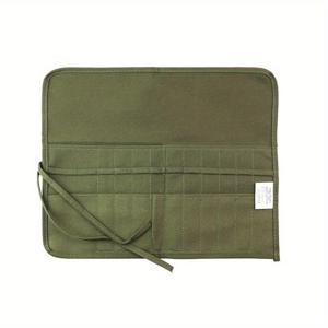 TEMU 워터컬러 롤업 펜 파우치 학교용품 랩 파우치 22/30홀 캔버스 두꺼운 유화 브러쉬 케이스 문구류