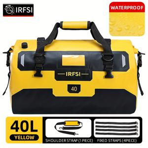 TEMU IRFSI 방수 테일 백 40L/60L 대용량 라이딩 아웃도어 드라이 백 방수 팩 방수 러기지 백 여행 백팩 뒷좌석 가방, 하이킹, 캠핑, 낚시, 수영 및 사이클링에 적합