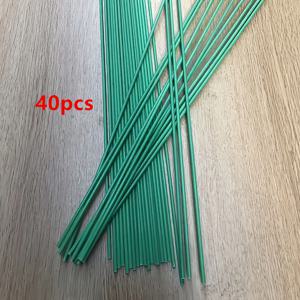 TEMU 녹색 /40개입, 내구성 강한 이중 유리섬유 소재의 1.5미터/59.05인치 정원 식물 지지대, 곡선형 및 녹 방지 장기 성장용 트렐리스