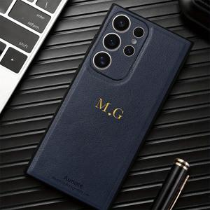 TEMU 커스텀 골든/실버 슬림 합성 가죽 커버 휴대폰 케이스, 카메라 가드, 삼성 갤럭시 S22/S22 플러스/S22 울트라/S23/S23 플러스/S23 울트라/S23 FE/S24/S24 플러스/S24 울트라/S24 FE/S25/S25 플러스/S25 울트라/S25 FE/S26 울트라용