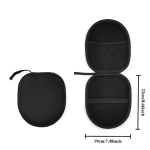 TEMU 블랙 다기능 헤드폰 보관 가방 1개, 대용량, 충격 및 압력 방지, JBL Tune 510BT, JBL Tune 520BT/670NC Live 460NC, Sony WH-CH520/510 호환 | 블루투스 헤드폰 보관 케이스, 디지털 카메라 지퍼백