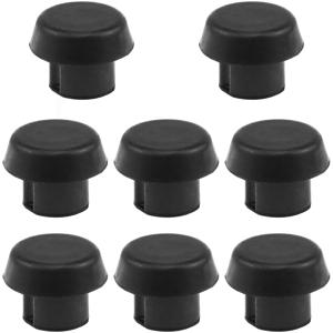 TEMU 빌리어드 큐용 고무 플러그 8개 세트, 큐의 바닥을 보호하도록 설계됨