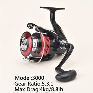 TEMU 스웹파이어 CS 스피닝 릴 1500-5000 ABS 메탈 스풀 2-8KG 파워 하드 기어 다이와 릴