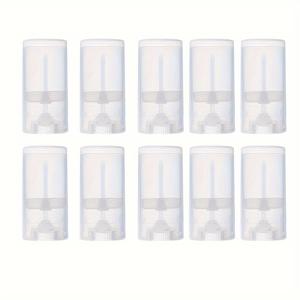 TEMU 10개입 15ml 립밤 튜브 립글로스 립스틱 튜브 플라스틱 빈 향수 탈취제 용기 리필 가능한 병 메이크업 용기