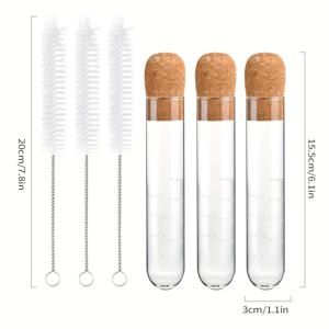 TEMU 루스 티용 투명 유리 차 주입기, 코르크가 있는 재사용 가능한 유리 디퓨저, 잎차용 대형 루스 티 스티퍼 필터, 컵, 머그, 찻주전자용 코르크가 있는 차 디퓨저