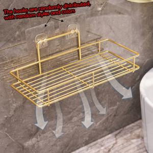 TEMU 노르딕 스타일 벽걸이 선반, 1개 세트 라이트 럭셔리 무드릴 욕실 벽걸이 선반, 세면대 수납, 화장품 정리대, 욕실 벽걸이