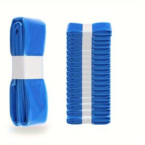 TEMU 18롤 블루 PEVA 고양이 모래 리필 백 - 스탠다드 리터 지니/플러스/XL 호환, 7겹 내구성, 사용 및 접기 쉬운 디자인으로 효율적인 청소