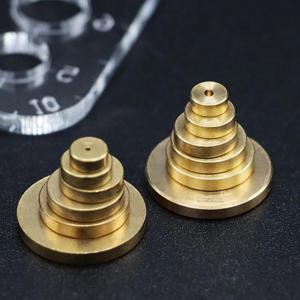 TEMU 가죽공예 도구 12종 세트 직경 6mm-20mm 가죽 브라스 세트 DIY 원형 라인 마킹 수공예 도구