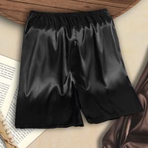 TEMU 1개 남성용 아이스 어로우 팬츠 - 통기성 & 편안한 신축성 있는 여름용 반바지 - 다용도 블랙, 캐주얼웨어 & 잠옷, 가벼운 폴리에스터 원단|짐웨어