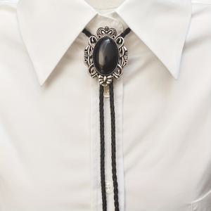 TEMU 남녀 공용 스타일 볼로 타이, 남성용 넥타이 볼로 타이