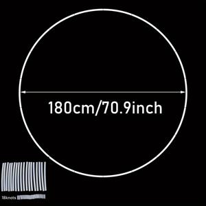 TEMU 세트, 1.5/, 플라스틱 원형 풍선 아치 키트, 풍선 스탠드 지지대 포함 풍선 서클 리스 리본, 생일 파티 장식 프레임 키트 홀더, 결혼식 브라이덜 샤워 기념일 용품, 베이비 샤워 장식
