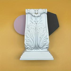 TEMU 유럽 스타일 PU 몰드 모델 빔 지지 빔 헤드 기둥 소 다리 코끼리 코 모조 석고 빔 드래그 아치형 문턱 아치형 문 구멍 장식 빔 지지 완성형 로마 기둥 폼 장식 재료