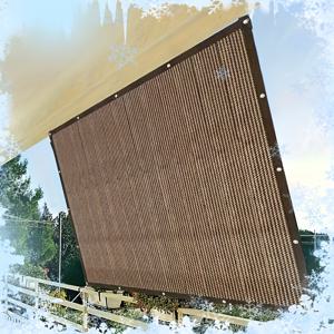 TEMU 커피색 야외 햇빛 가리개 네트 (다양한 사이즈로 제공), UV 자외선 차단 기능, 여행, 피크닉, 수영장 옆 사용에 적합