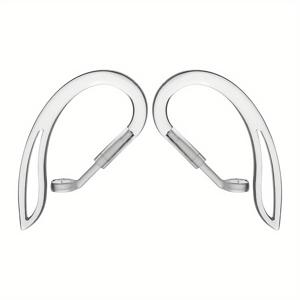 TEMU 에어팟 프로 2세대 호환 추가 제품 2개 세트, 걸이용으로 디자인되었으며 에어팟/1세대에 적합 (투명)