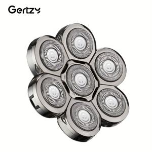 TEMU 7날 전기 면도기 교체용 헤드, 전면 및 얼굴 전기 면도기 헤드, 아버지의 날 선물